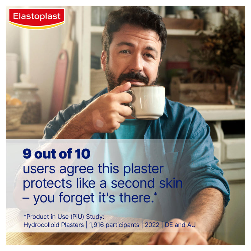 Elastoplast second skin faster healing plasters 6 pack - British product