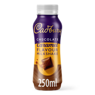 Sainsburys Creamy Chocolate and Caramel Flavour Milkshake 250ml- Buy online at McGrocer