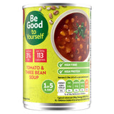 Sainsbury's Tomato & Three Bean Soup, Be Good To Yourself 400g