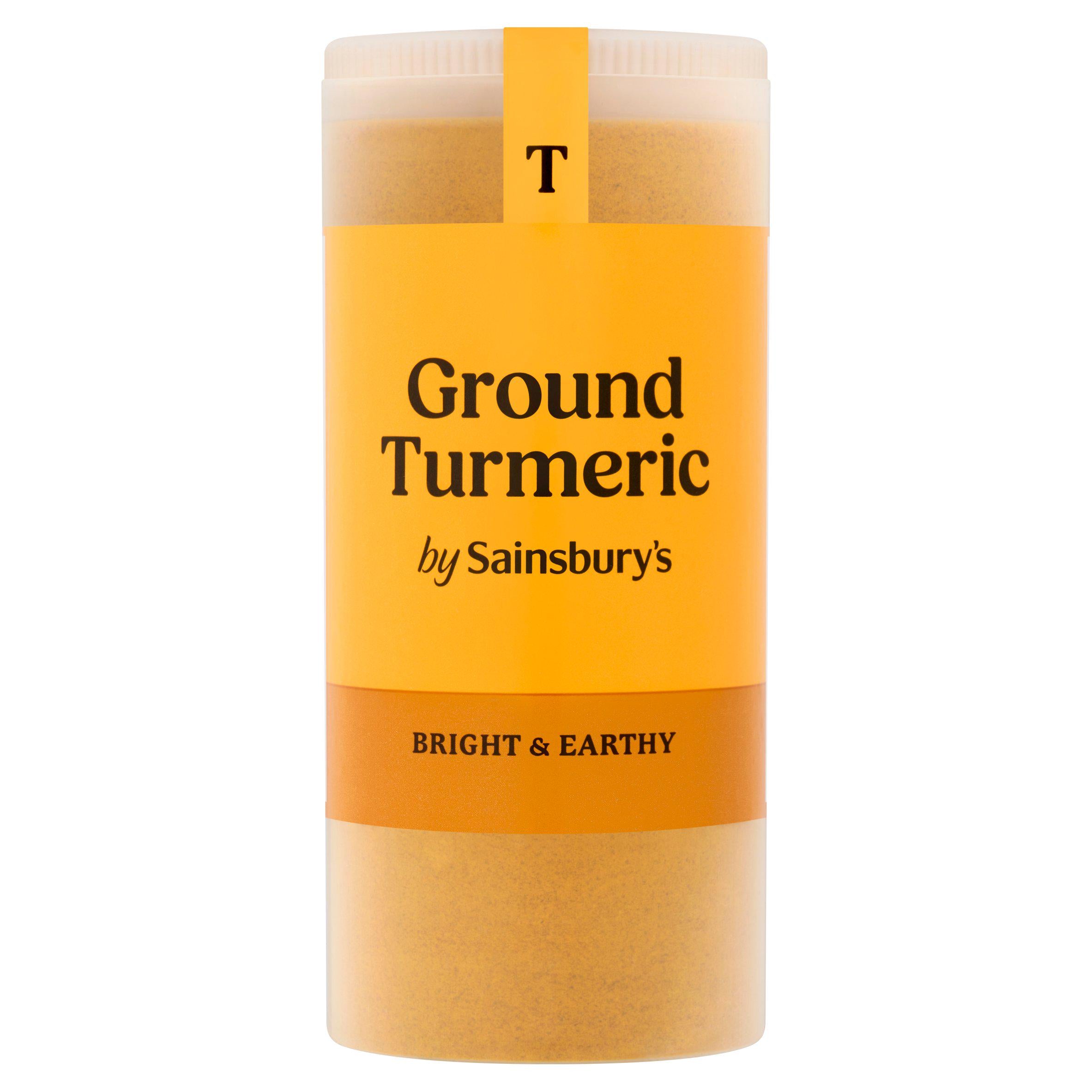 Sainsbury's ground turmeric spice powder 120g (British brand)