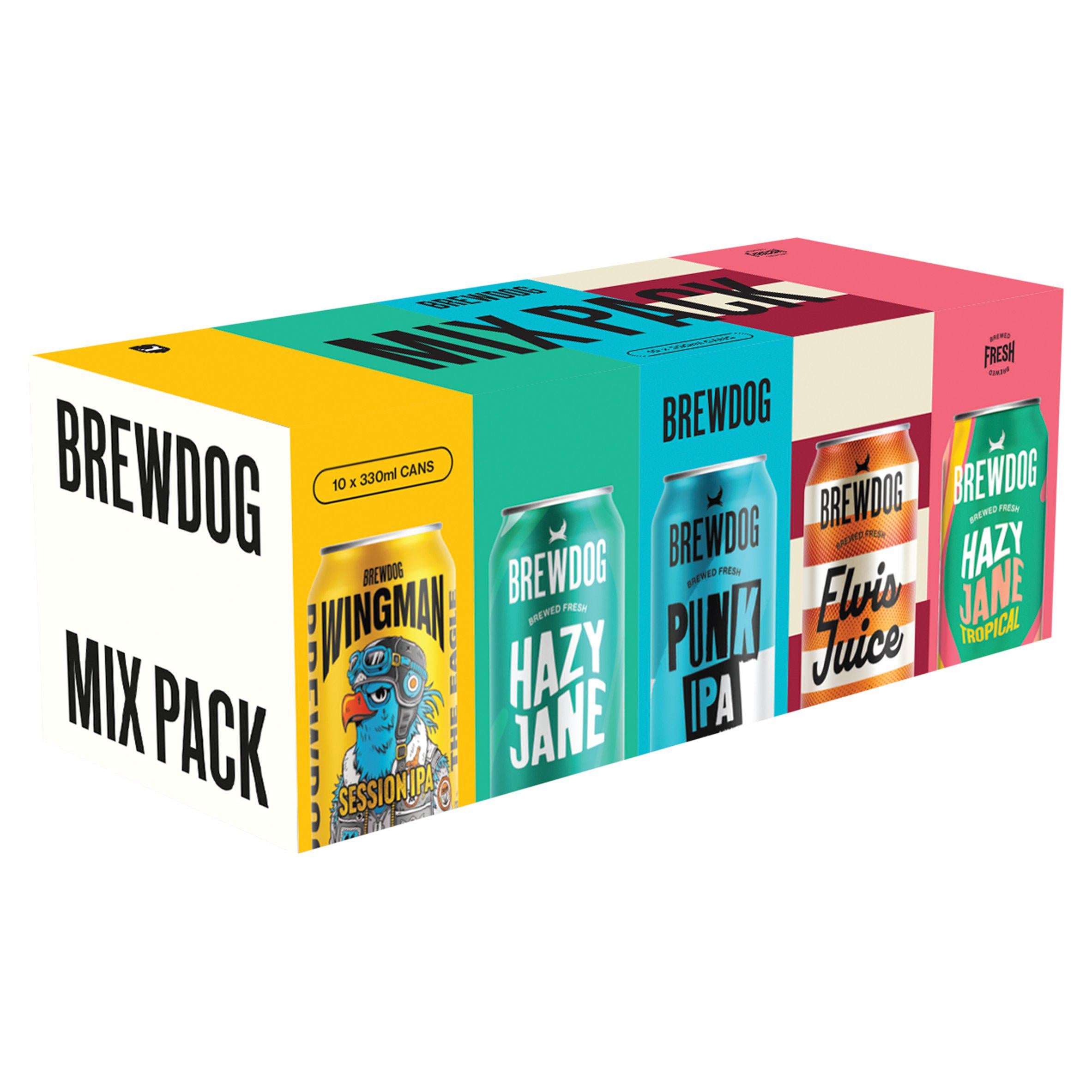 BrewDog mixed beer pack 10x330ml cans, imported from the UK