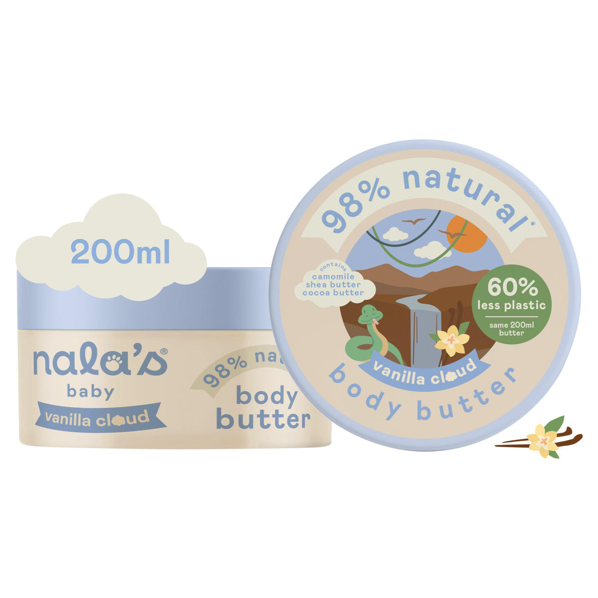 Nala's Baby body butter Vanilla Cloud - British product
