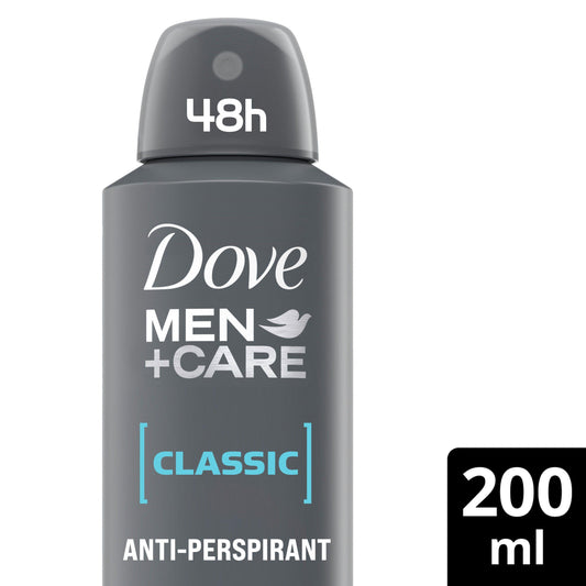 Dove Men+Care Antiperspirant Deodorant Aerosol Classic 200ml GOODS Sainsburys   