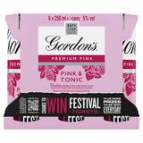 Gordon's Premium Pink G&T ready-to-drink cans 6x250ml, UK version