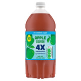 Sainsbury's apple squash quadruple strength no added sugar 1.5L, UK version
