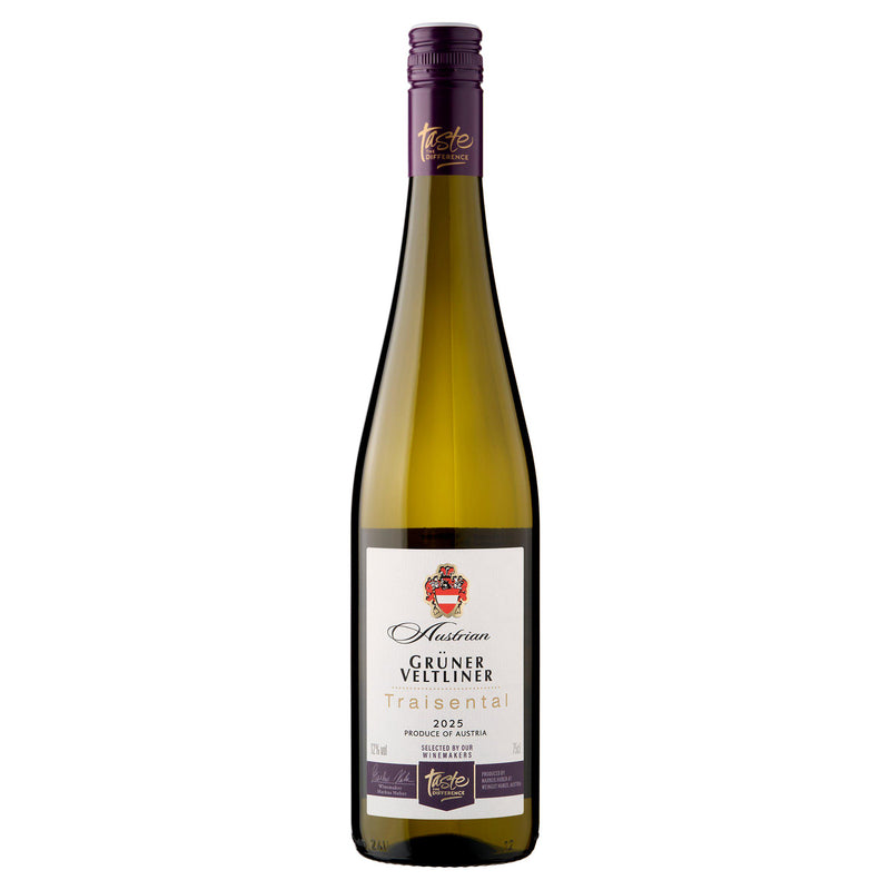 Sainsbury's Grüner Veltliner white wine 75cl, imported from the UK