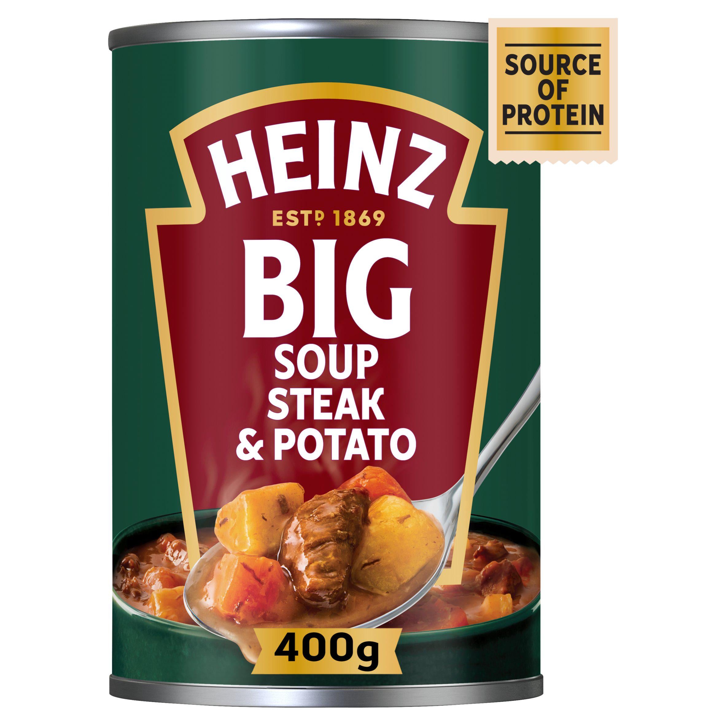 Heinz Steak & Potato chunky soup 400g, UK version