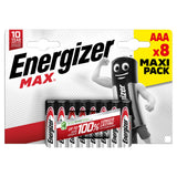 Energizer AAA alkaline batteries 8-pack (British brand)