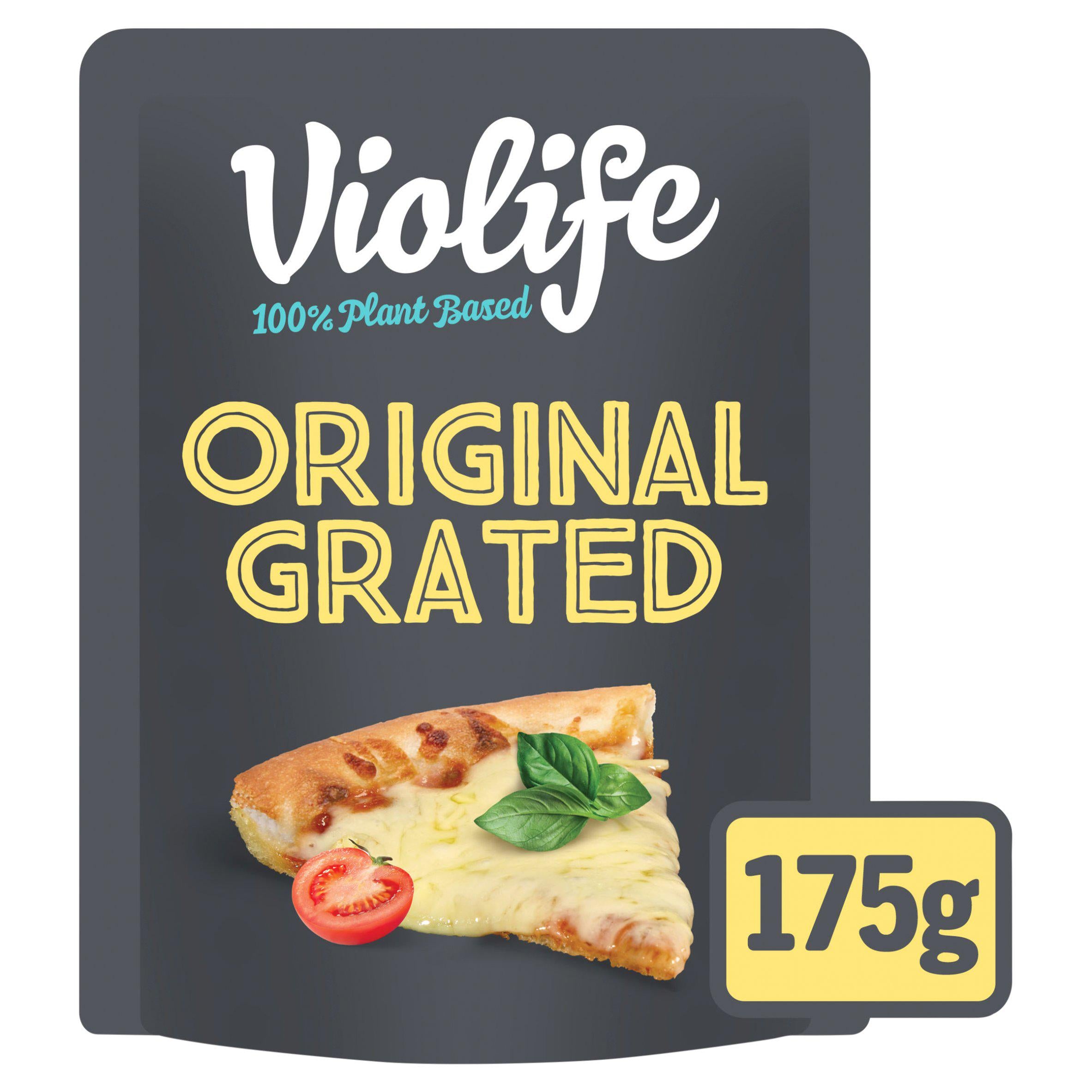 Violife original grated vegan cheese alternative 175g - British product