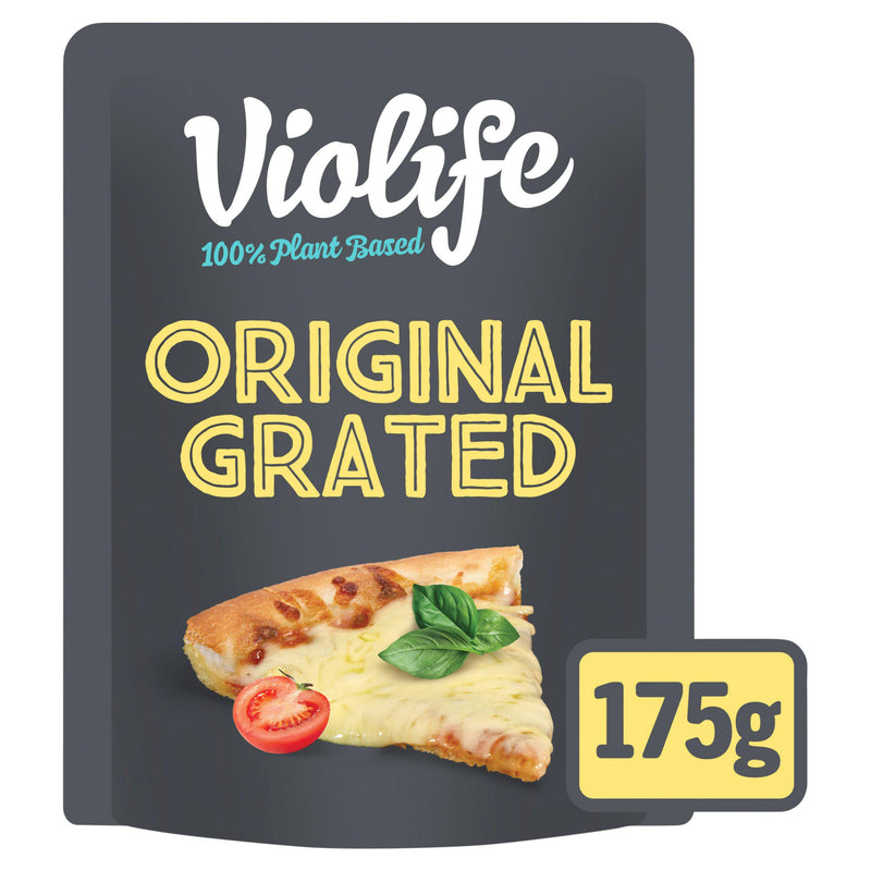 Violife original grated vegan cheese alternative 175g - British product