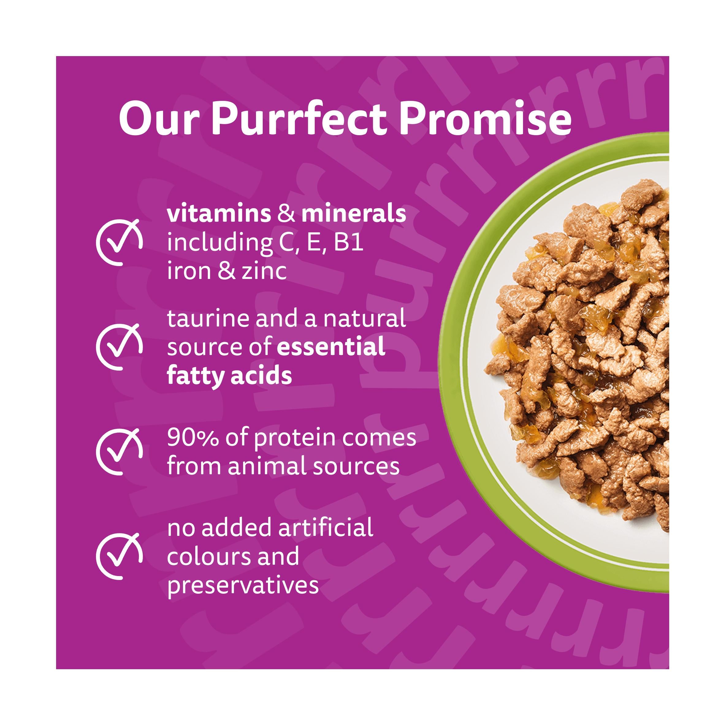 Whiskas wet cat food pouches Mixed Menu 40 x 85g (British brand)