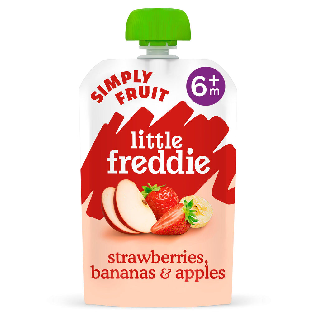 Little Freddie Organic Apples Bananas & Oats Smooth Stage 1 +6m 100g