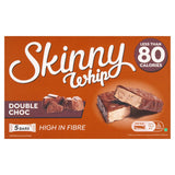 Skinny Whip Double Chocolate Nougat Bars 5x20g Pack (British brand)