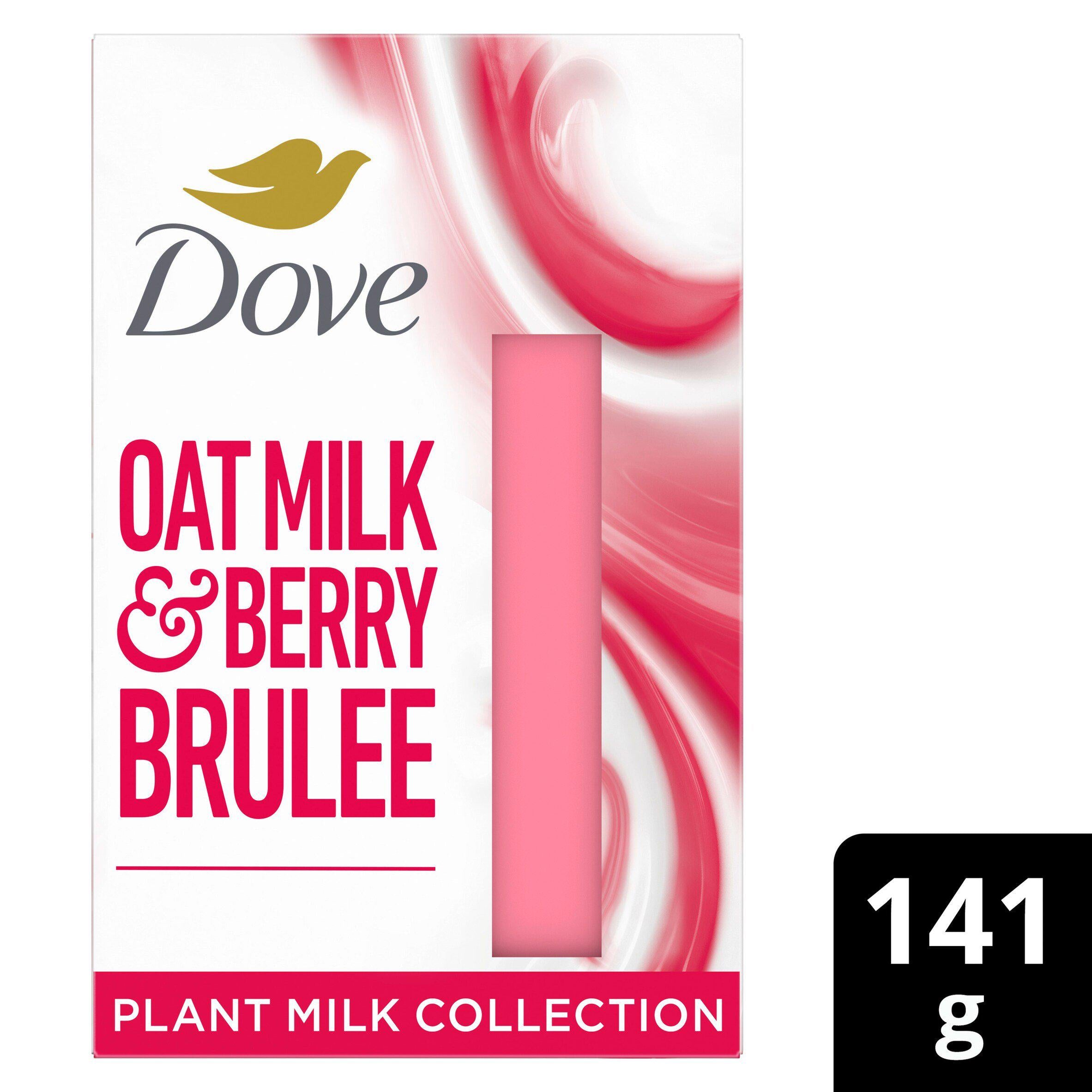 Dove beauty bar oat milk and berry brulee 141g - British product