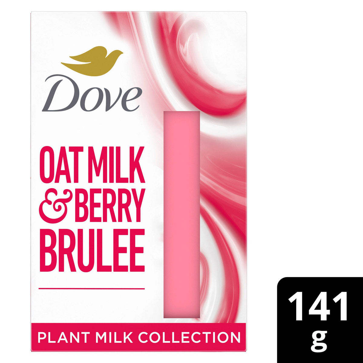 Dove beauty bar oat milk and berry brulee 141g - British product