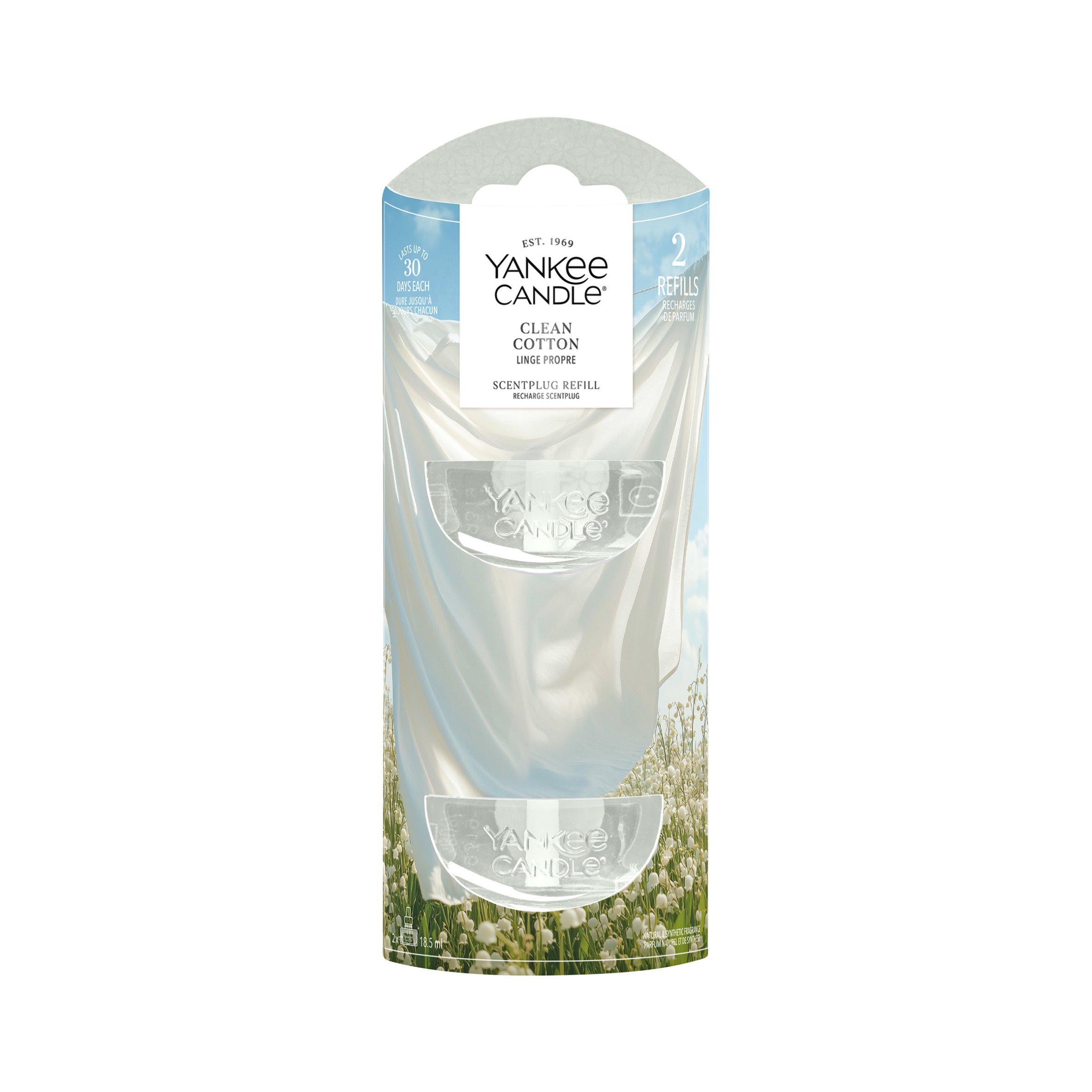 Yankee plug-in refill Clean Cotton, UK version