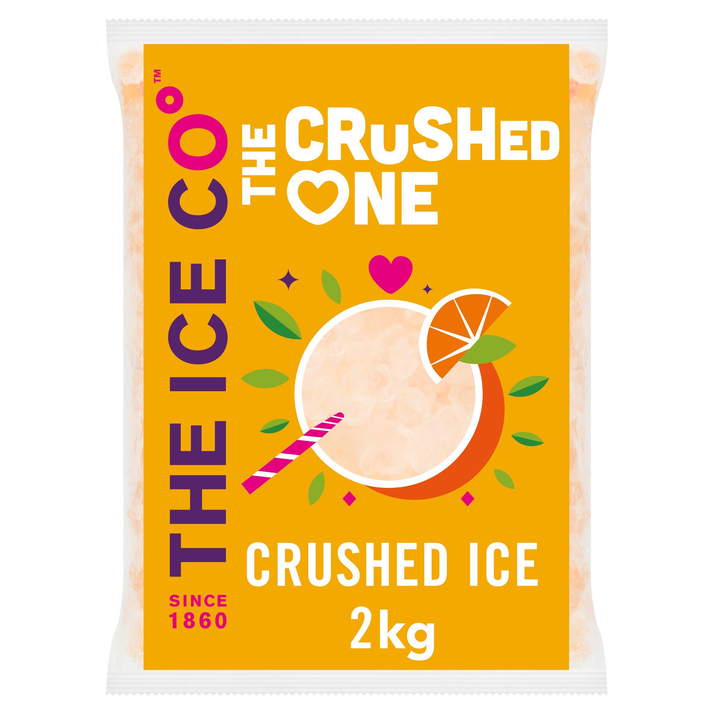 The Ice Co. Fine Filtered Crushed Ice 2kg (British brand)