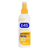 E45 Sun Spray Sensitive SPF30 180ml (British brand)