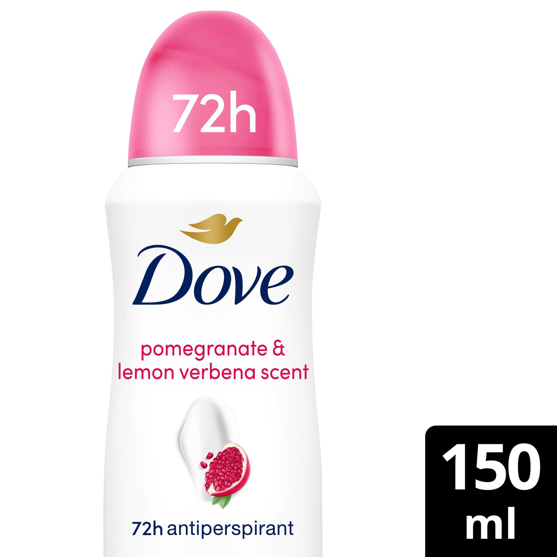 Dove Pomegranate & Lemon Verbena deodorant spray 150ml - British product