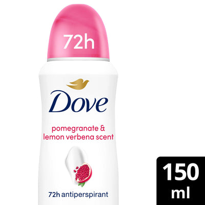 Sainsburys Dove Advanced Care Pomegranate & Lemon Verbena 72h Antiperspirant Deodorant Spray 150ml- Buy online at McGrocer