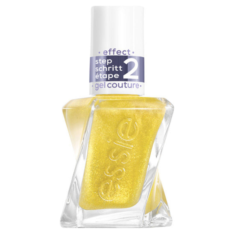 Essie nail polish top coat crushed gold 13.5ml, imported from the UK