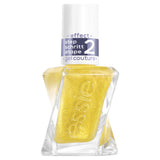 Essie nail polish top coat crushed gold 13.5ml, imported from the UK