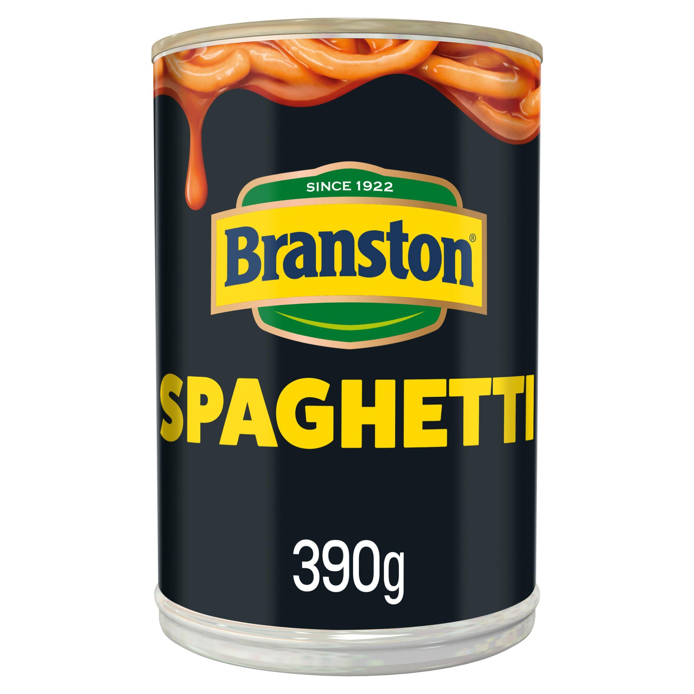 Branston spaghetti in rich tomatoey sauce 395g - British product