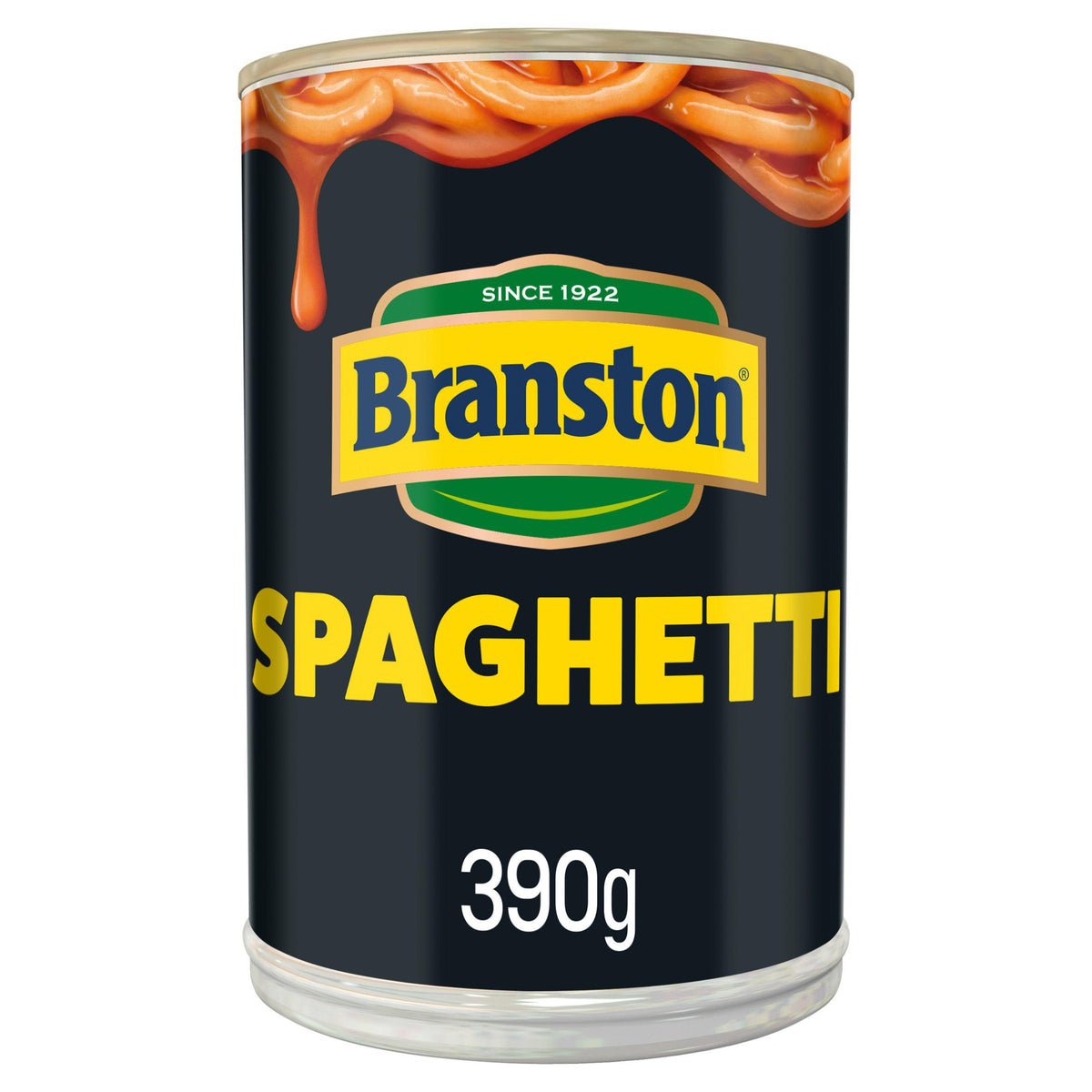 Branston spaghetti in rich tomatoey sauce 395g - British product