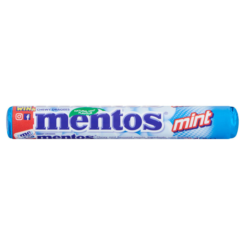 Mentos mint chewy dragees 38g - British product