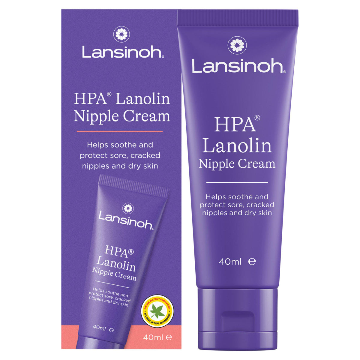 Lansinoh HPA Lanolin nipple cream 40ml, imported from the UK