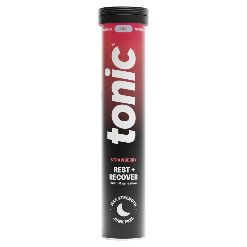 Tonic strawberry effervescent tablets 20 pack - British product