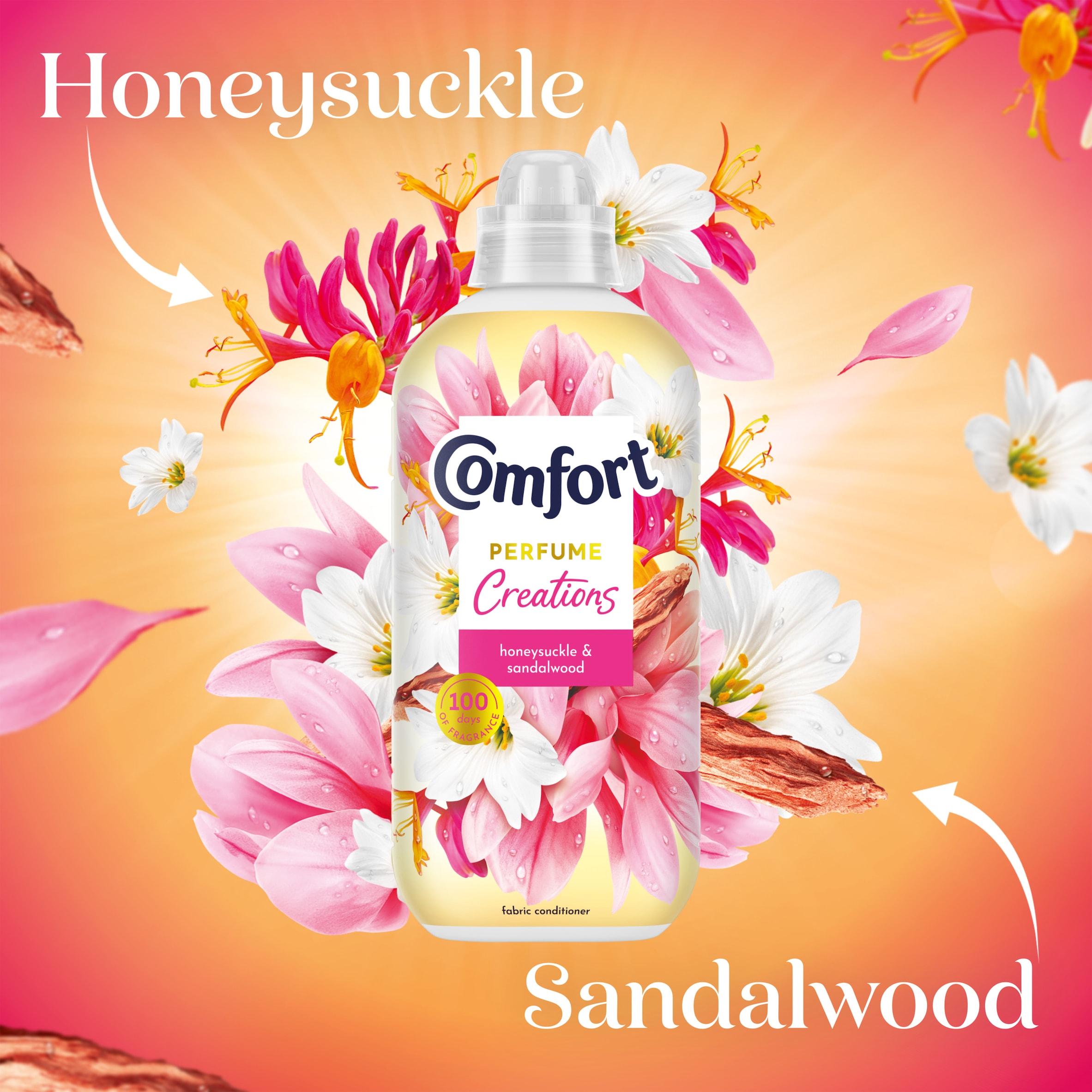 Comfort Creations fabric conditioner Honeysuckle & Sandalwood 1440ml - British product