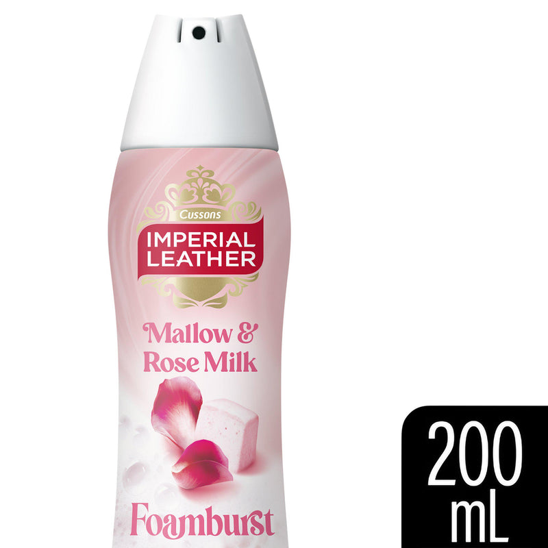 Imperial Leather Foamburst body wash Mallow and Rose Milk 200ml, UK version