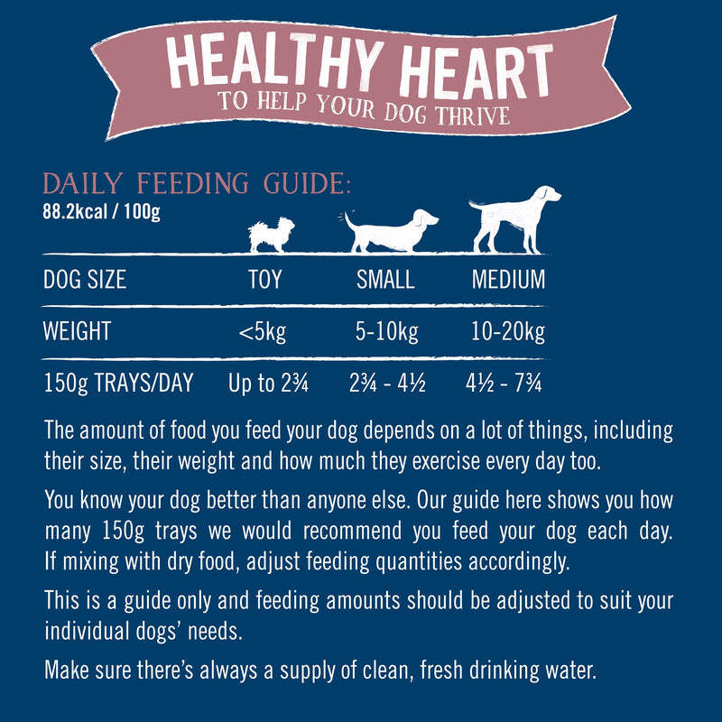 Butcher's Healthy Heart dog food trays 12x150g - British product