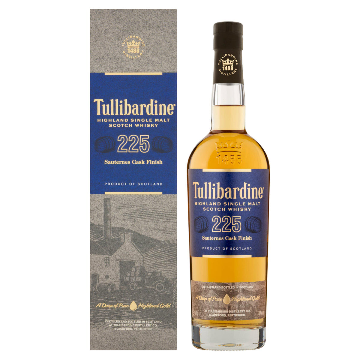 Tullibardine Sauternes Finish Malt Whisky 70cl (British brand)