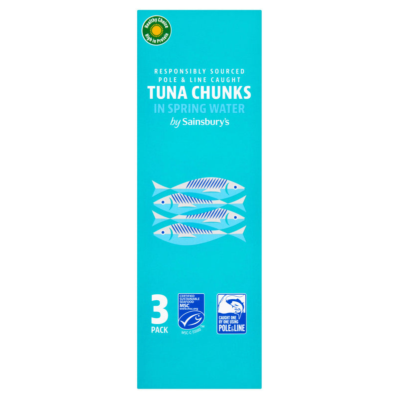 Sainsbury's Tuna Chunks in Spring Water 3x80g, UK version