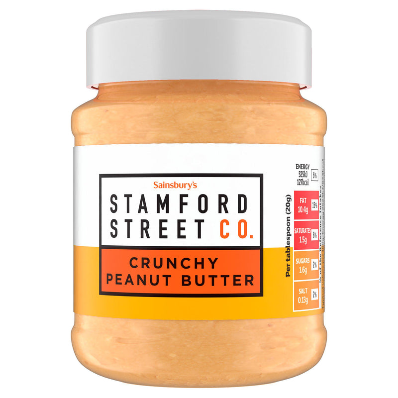 Stamford Street Co. crunchy peanut butter 340g - British product