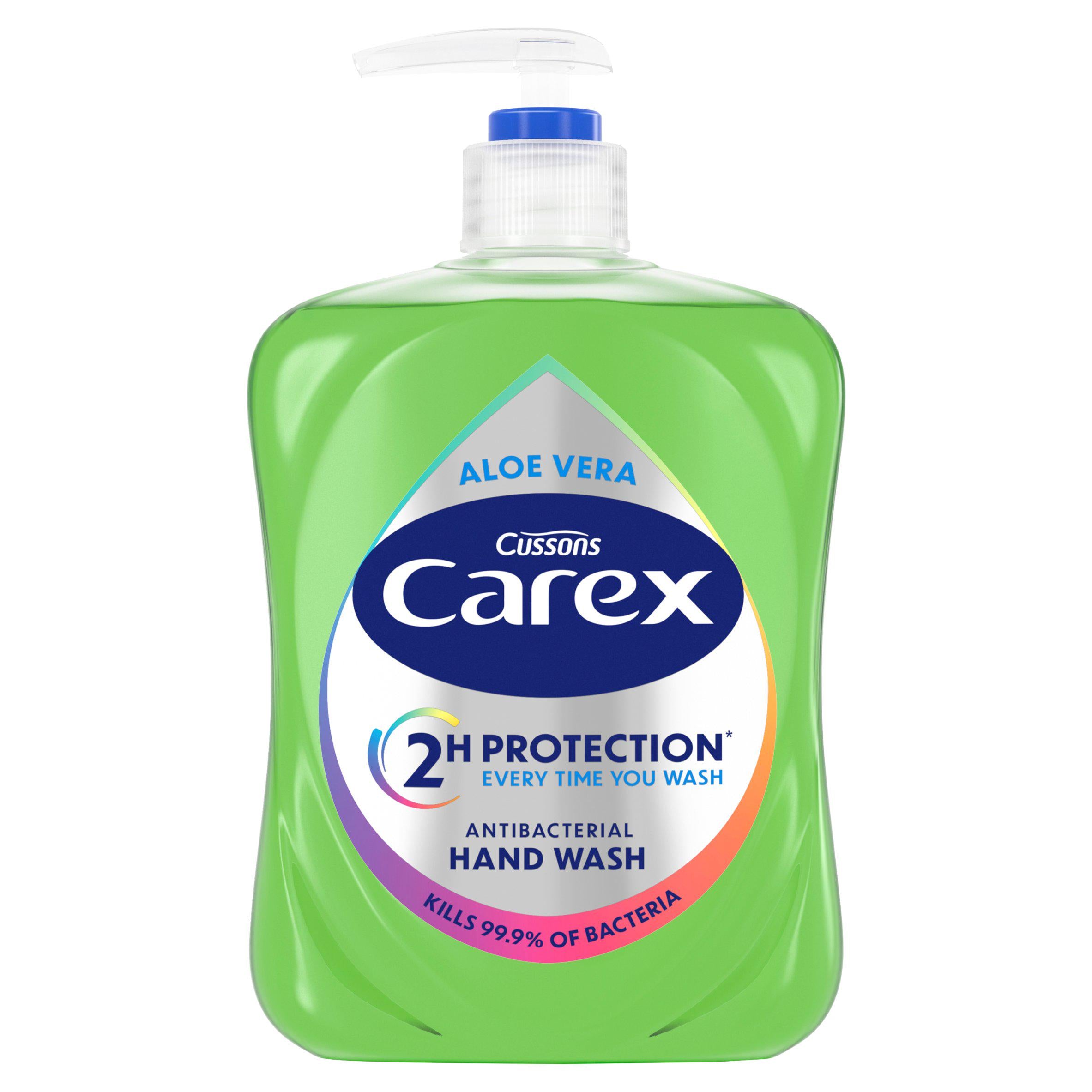 Carex Aloe Vera antibacterial hand wash 500ml - British product