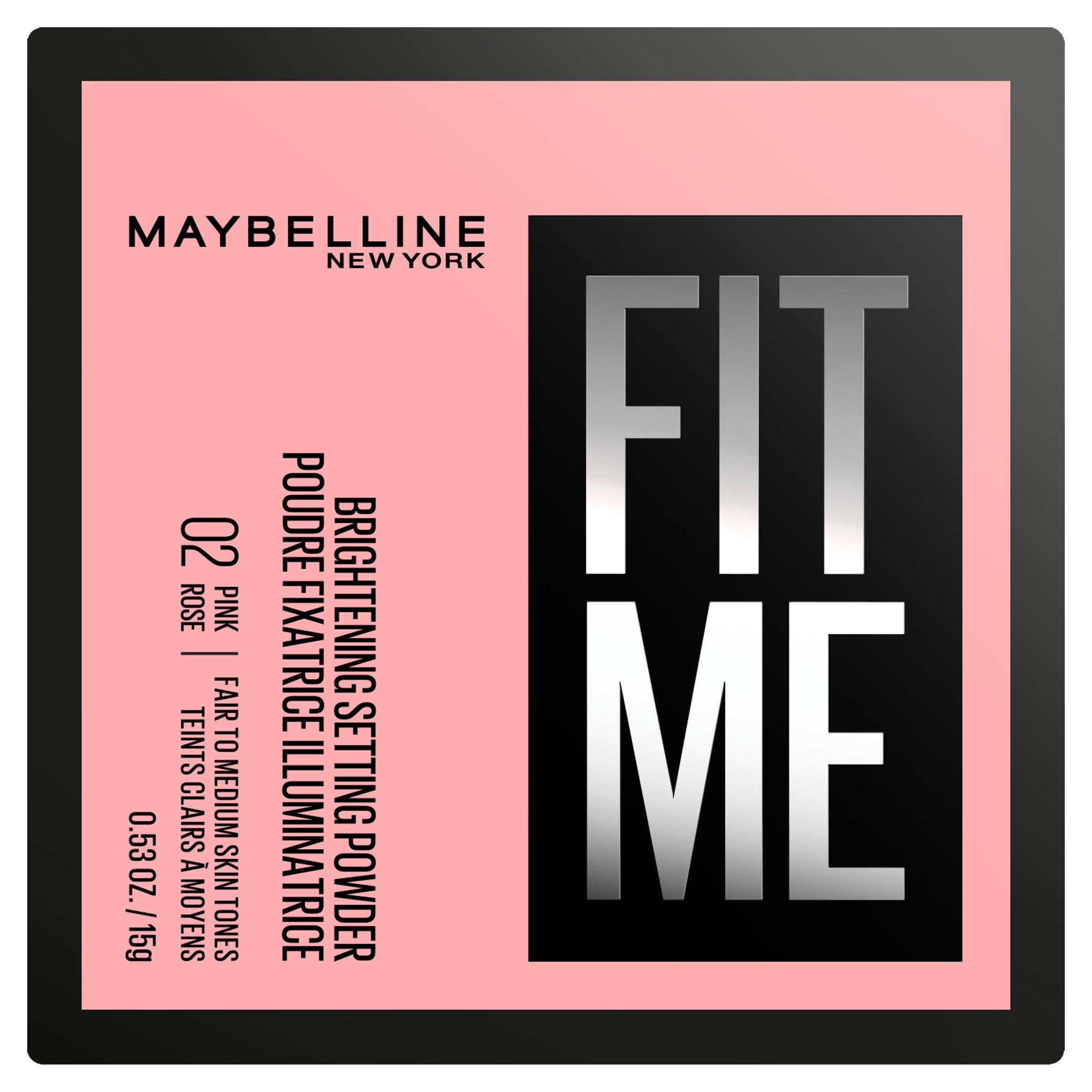 Maybelline New York Fit Me Loose Powder Brightening Pink 15g, UK version