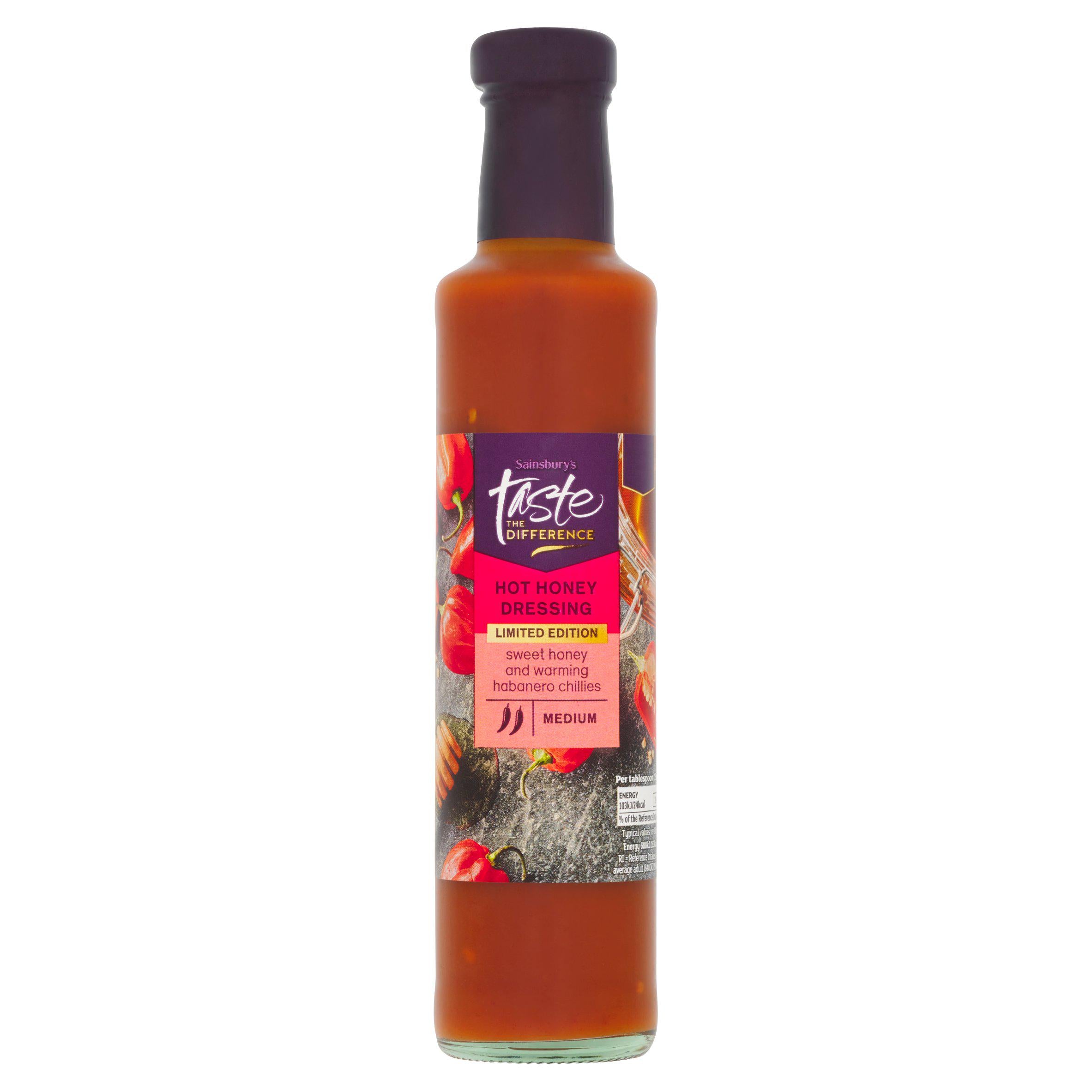 Sainsbury's Hot Honey Dressing 250ml, UK version