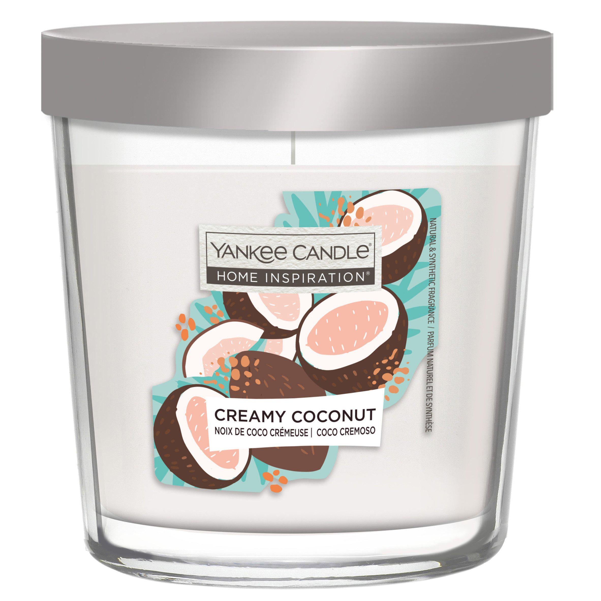 Yankee Candle tumbler candle Creamy Coconut, imported from the UK