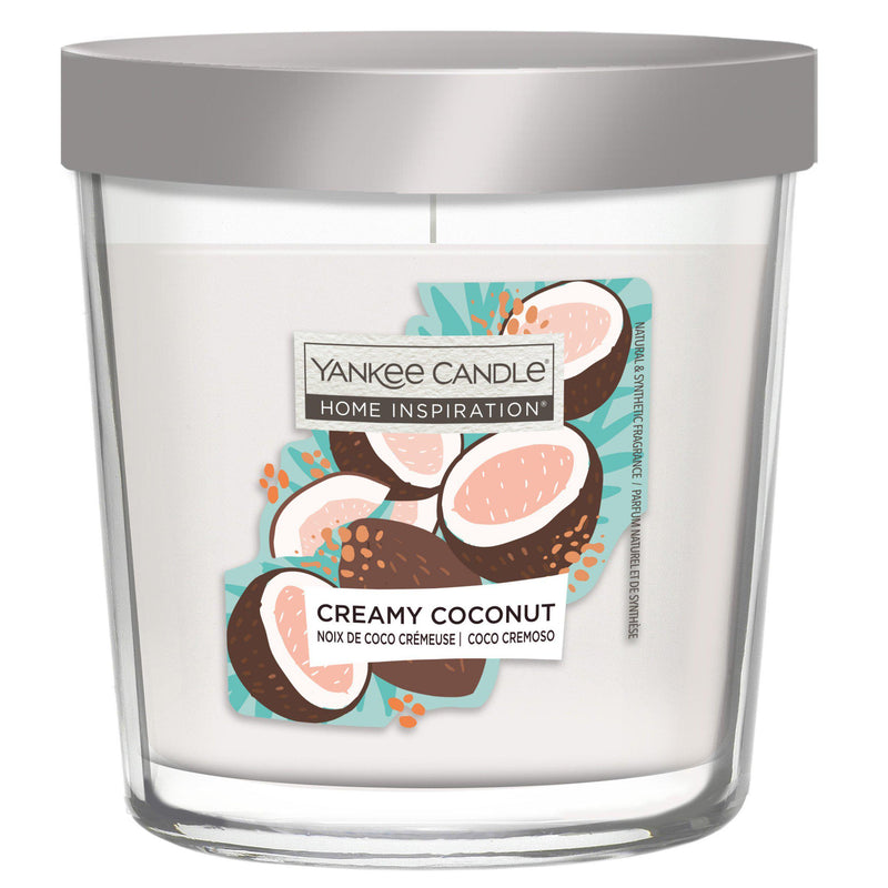 Yankee Candle tumbler candle Creamy Coconut, imported from the UK