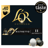 L'OR Espresso Ristretto coffee pods 40 pack, UK version