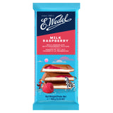 E. Wedel milk chocolate bar raspberry filling 100g - British product