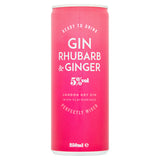 Sainsbury's Gin Rhubarb & Ginger Cocktail 250ml (British brand)