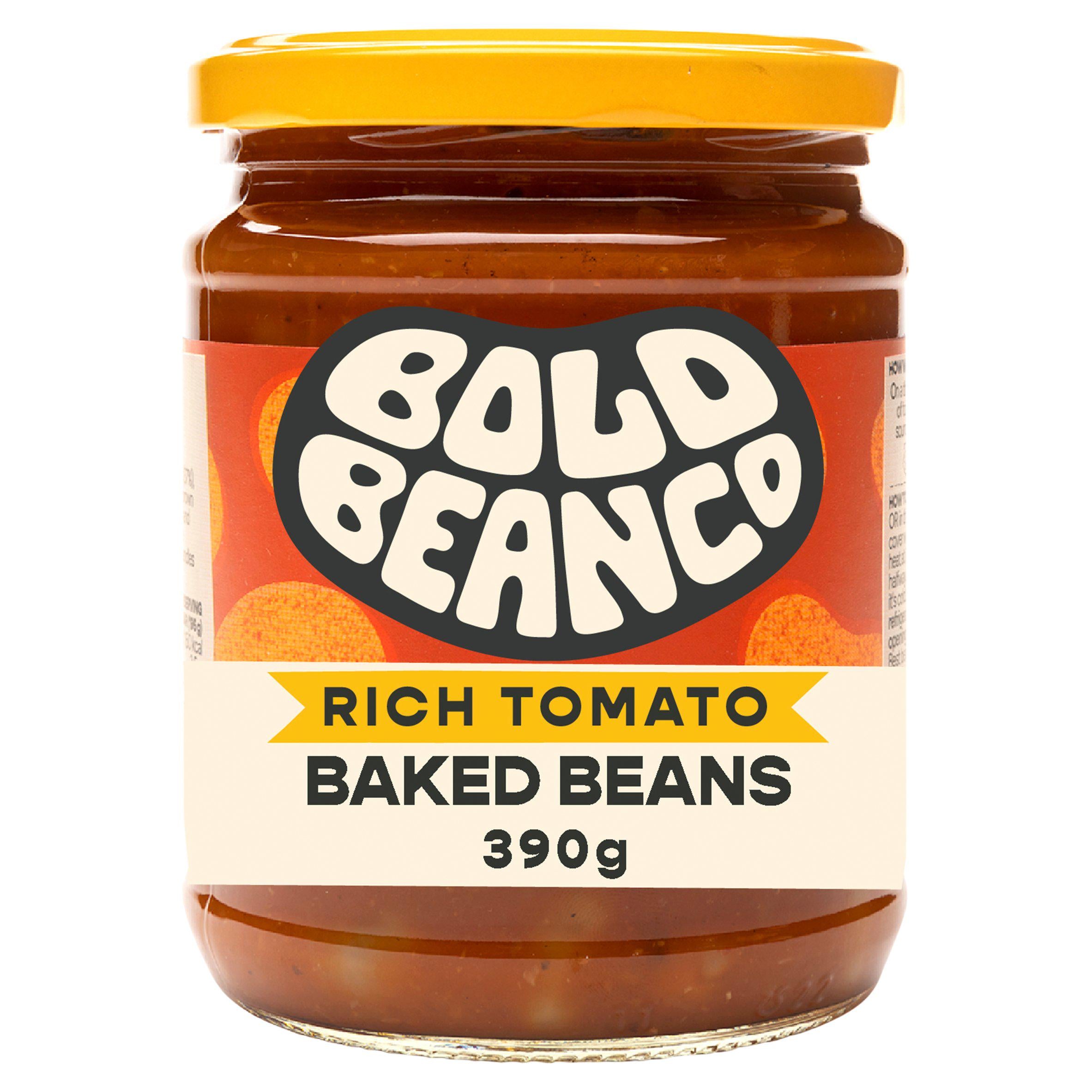 Bold Bean Co baked beans rich tomato 390g - British product