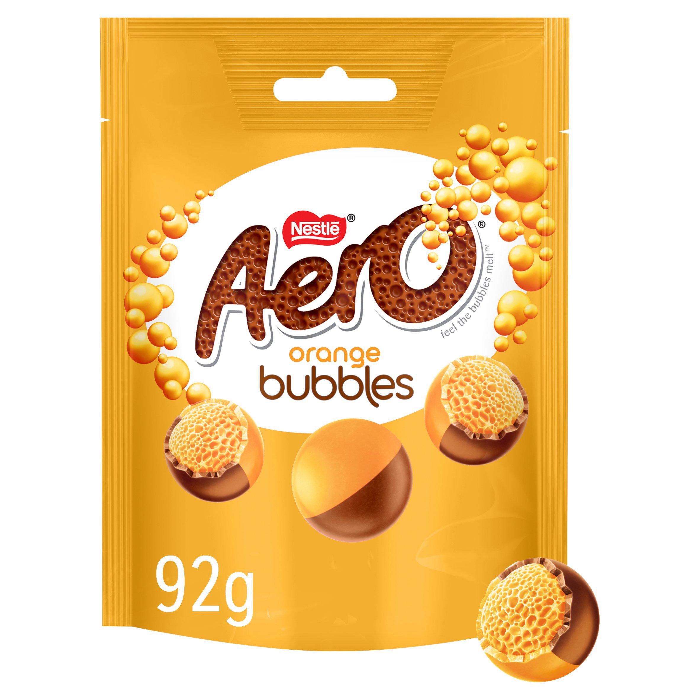 Aero Bubbles Orange milk chocolate sharing bag 92g - British product