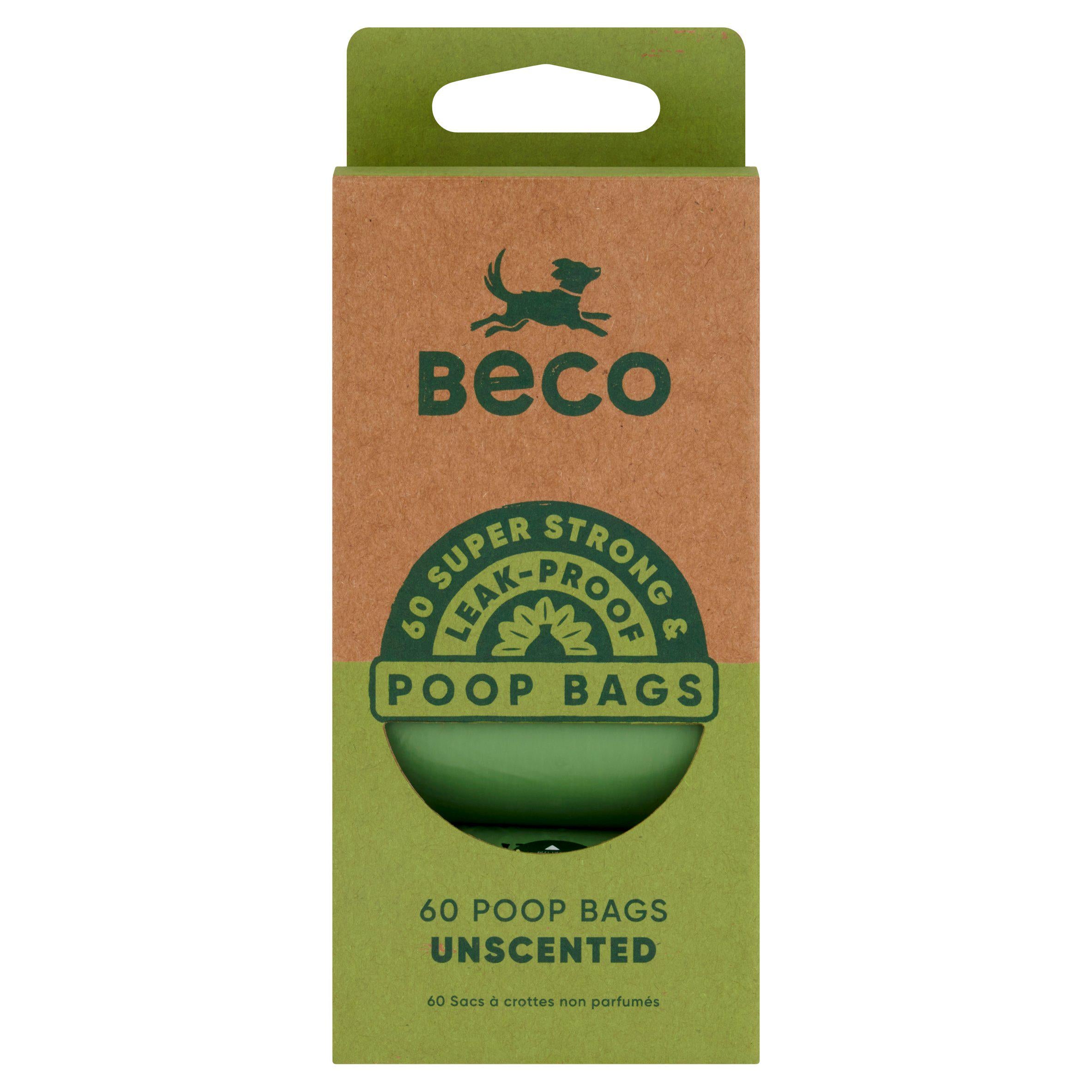 Beco poop bags unscented big strong pack 60 - British product