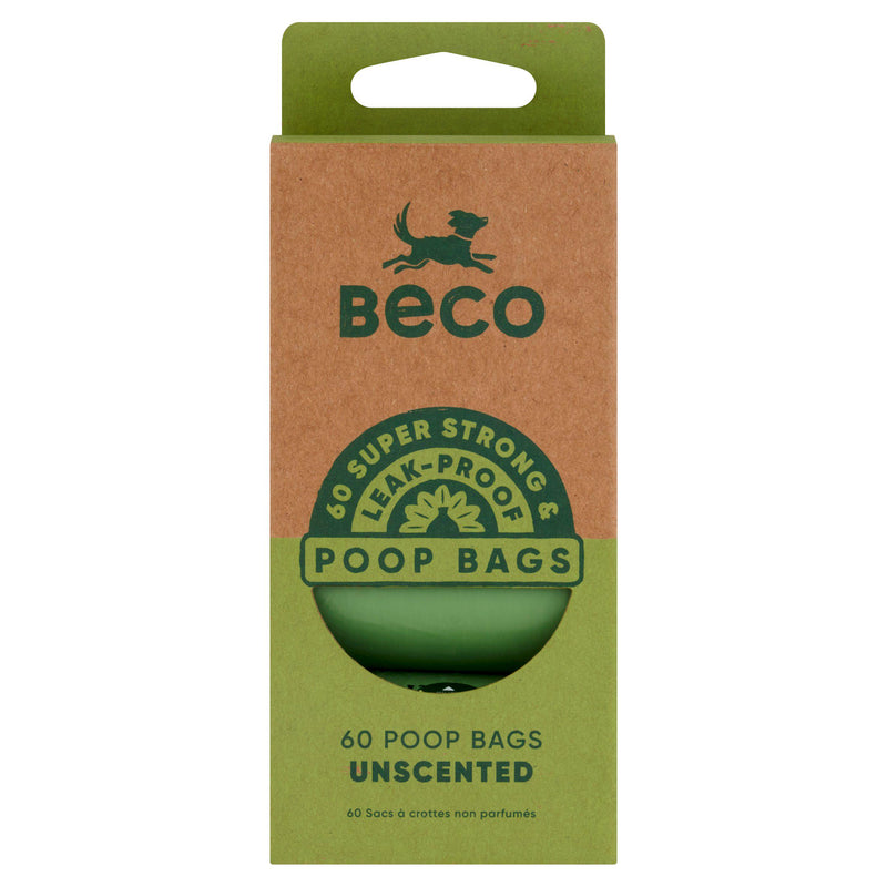 Beco poop bags unscented big strong pack 60 - British product