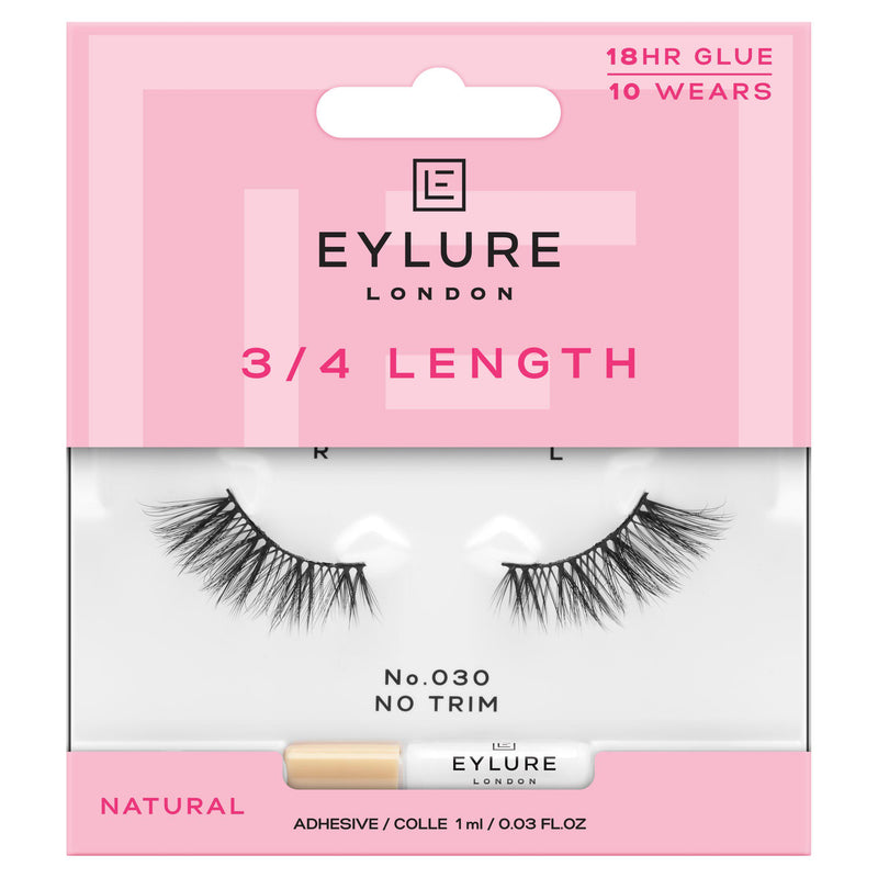 Eylure Natural 3/4 Length False Eyelashes - British product